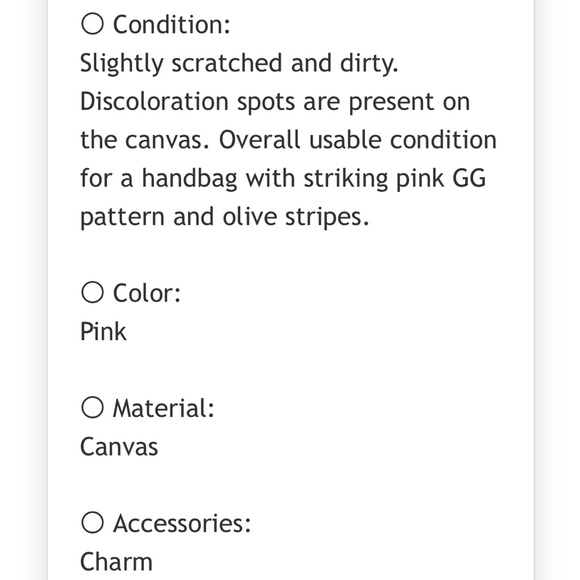 Gucci Pink Canvas Tote Bag - Picture 6 of 6